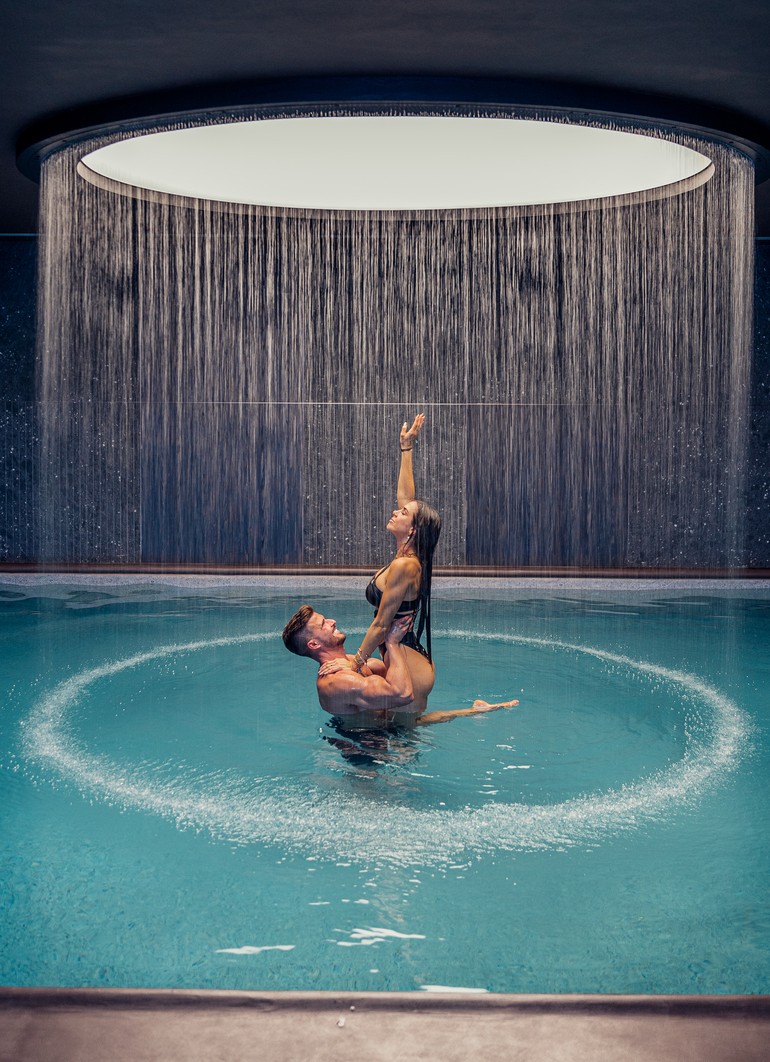 Water Curtain di aquaform allo Chalet Al Foss