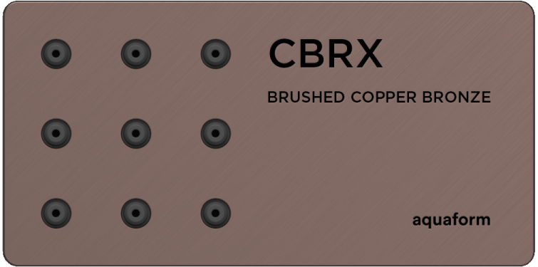 COPPER BRONZE BRUSHED