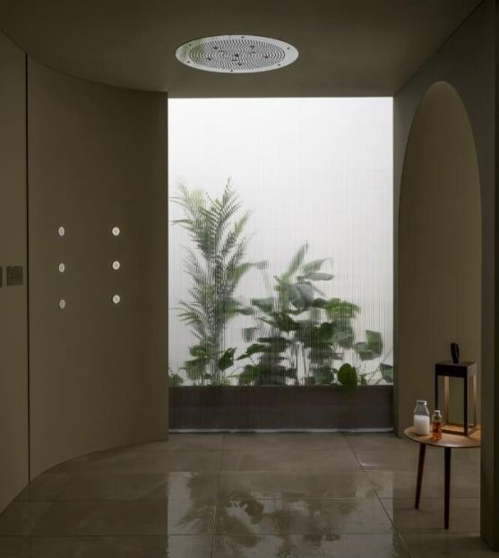 soffione con led e getti diversi