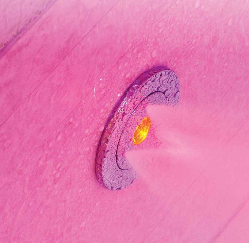 getto d’acqua del Percorso Kneipp di aquaform