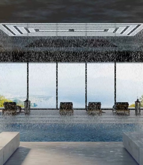 Transforming water into a profound sensory experience.