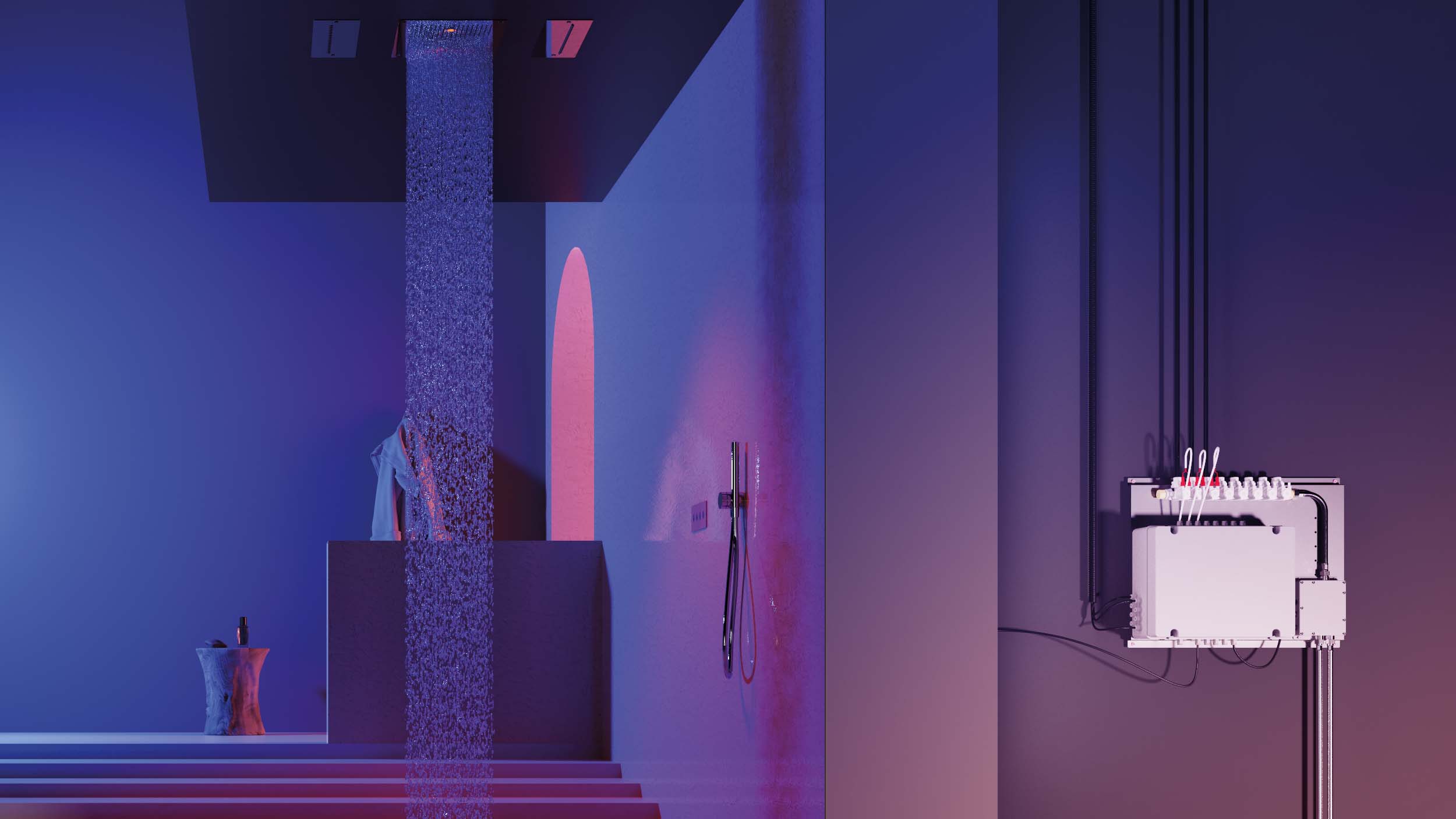 New control system for aquaform experience showers